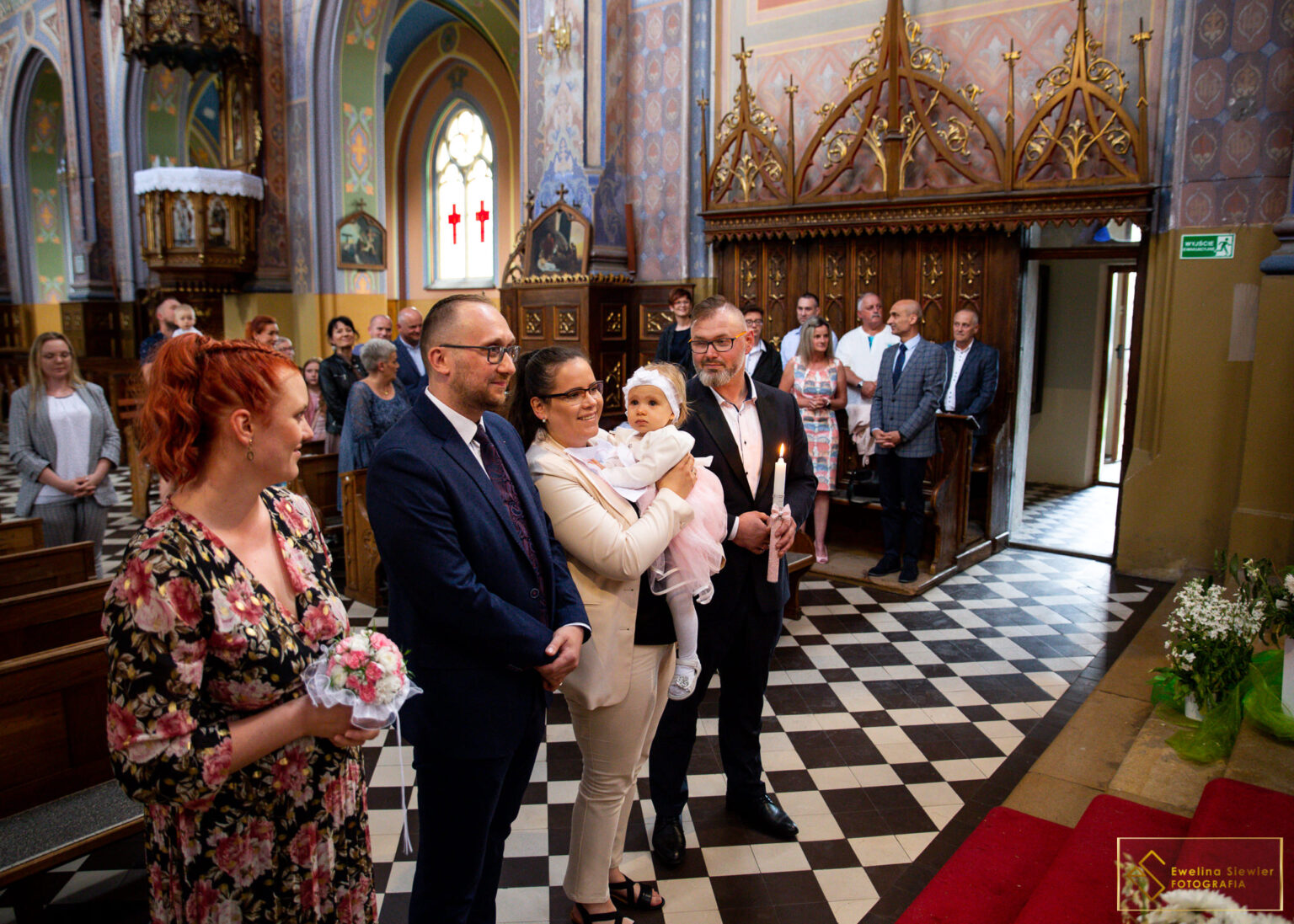 Chrzest w kościele św. FLORIANA W SULEJOWIE