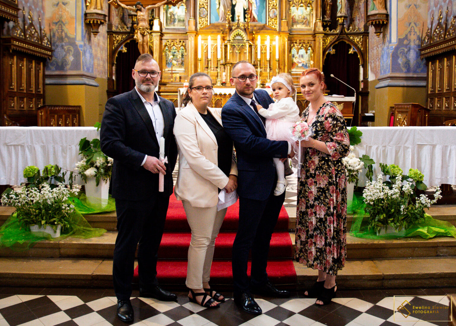 Chrzest w kościele św. FLORIANA W SULEJOWIE