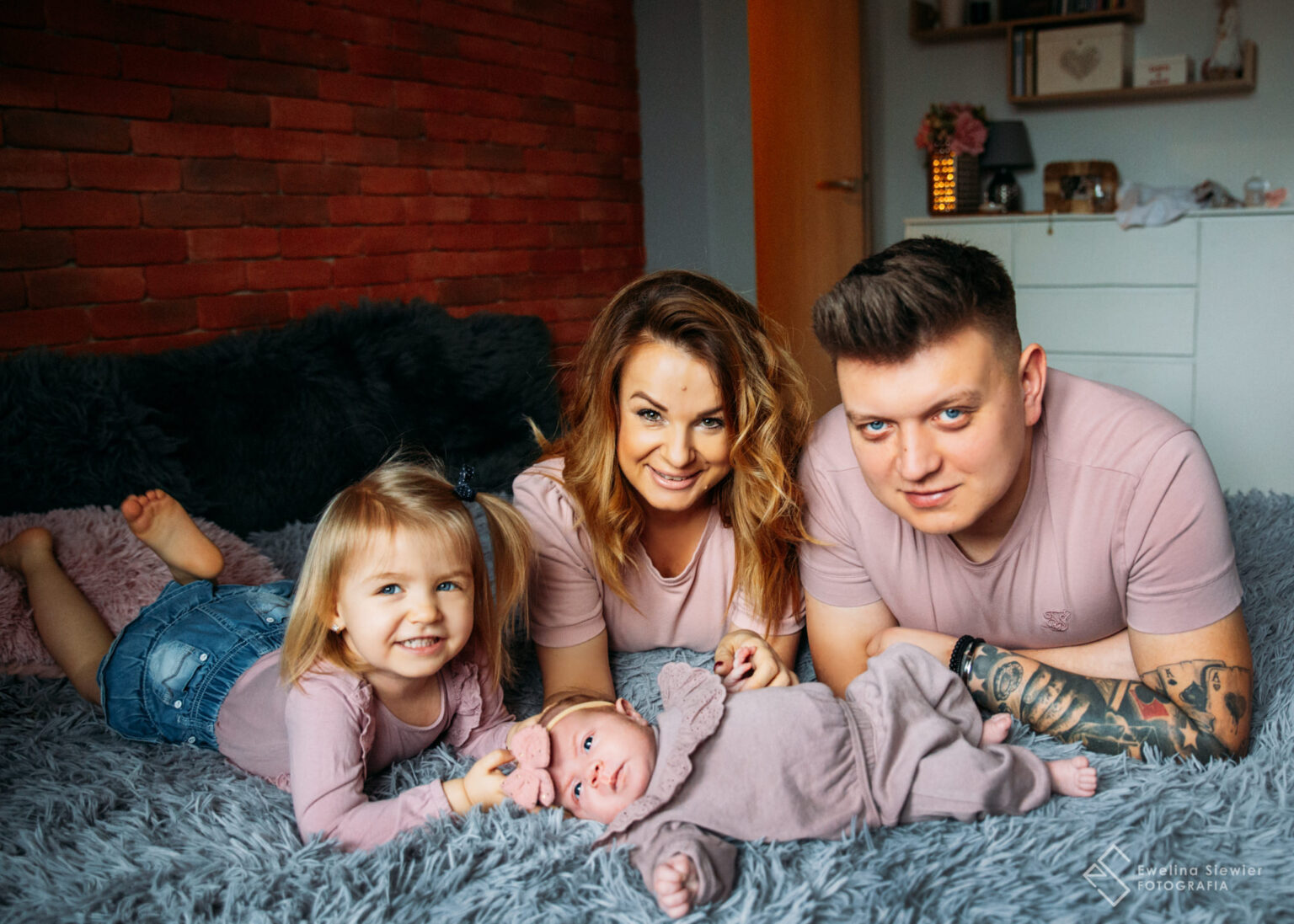 Domowa sesja noworodkowa Piotrków