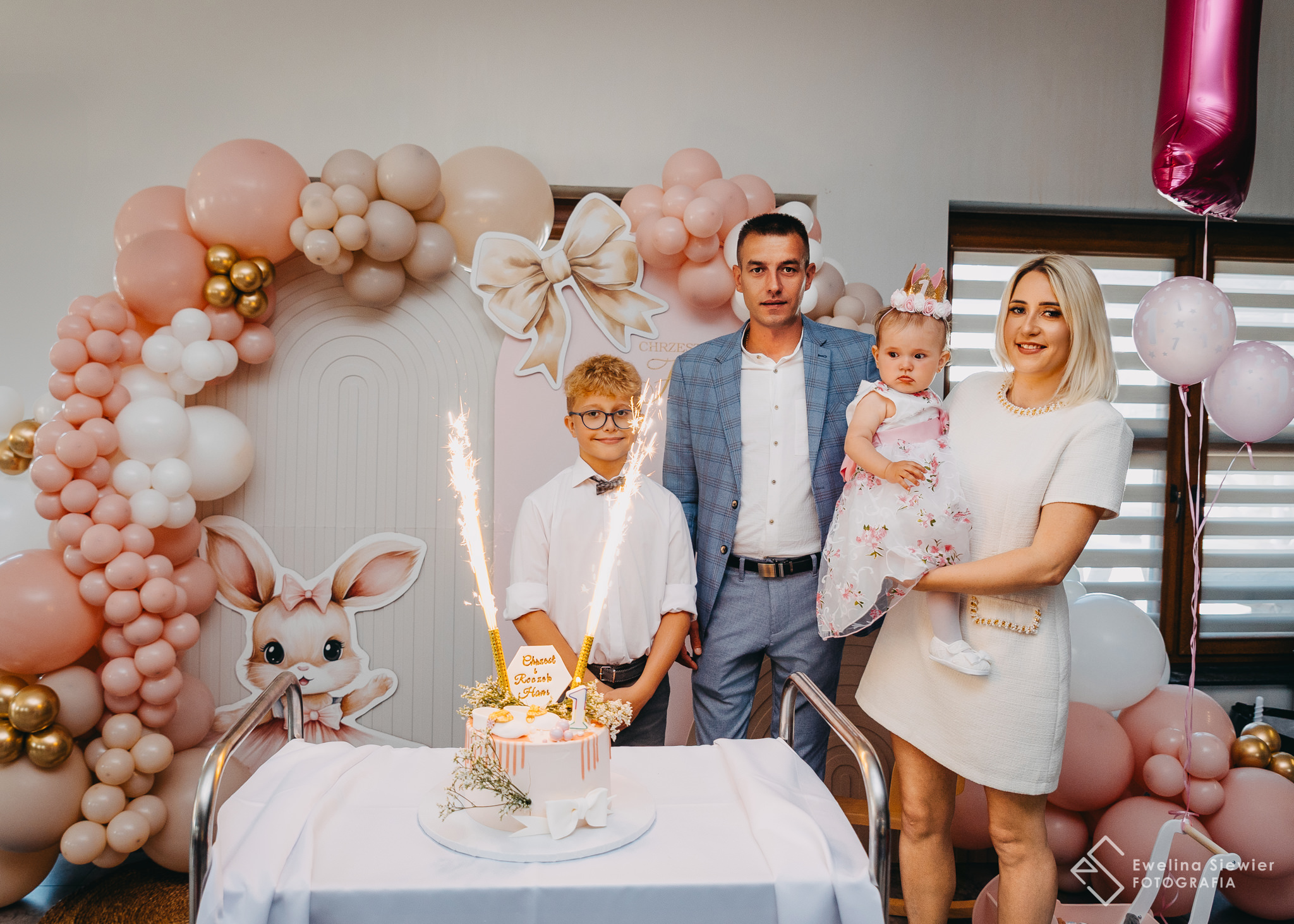 Tort z okazji Chrztu Świętego i roczku